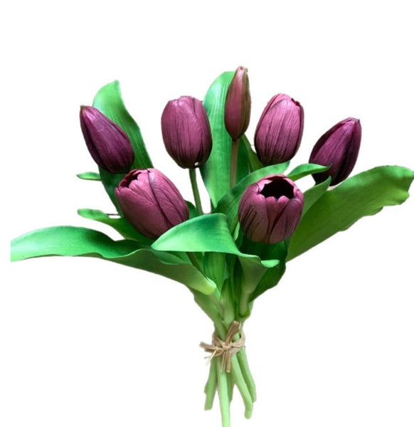 12" Purple Tulip Bundle