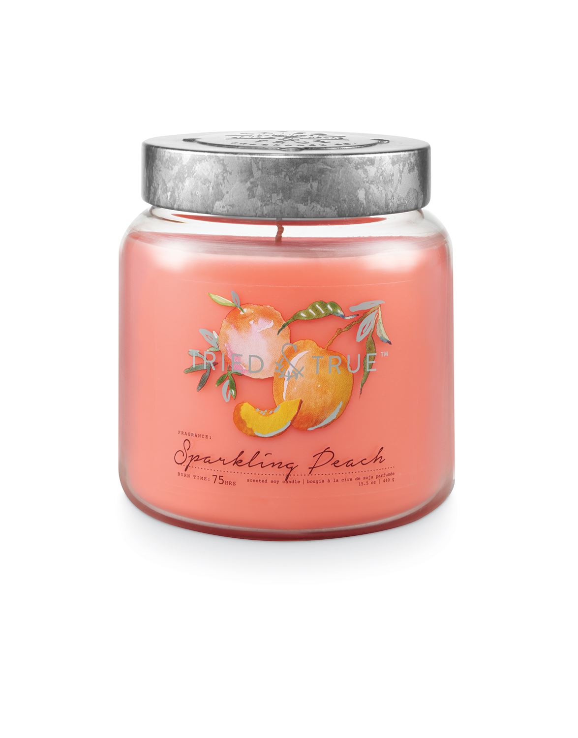 Tried & True Medium Jar Candle: Sparkling Peach