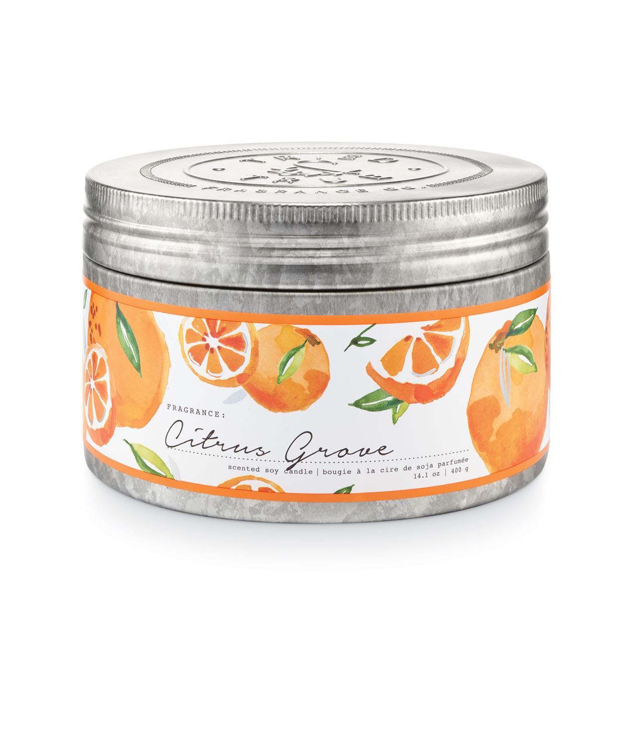 Tried & True Large Tin Candle: Citrus Grove