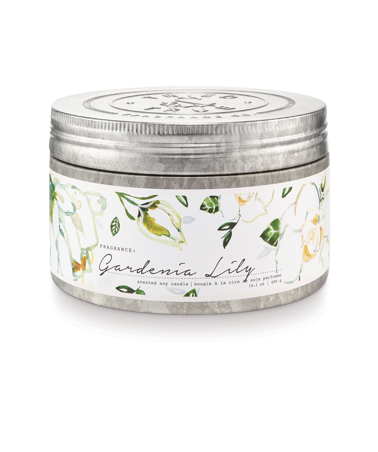 Tried & True Large Tin Candle: Gardenia Lily