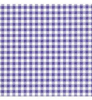 Lunch Paper Napkin: Vichy Lavender