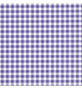Lunch Paper Napkin: Vichy Lavender