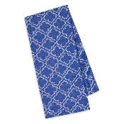 Blue Lattice Tea Towel