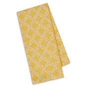 Yellow Lattice Tea Towel