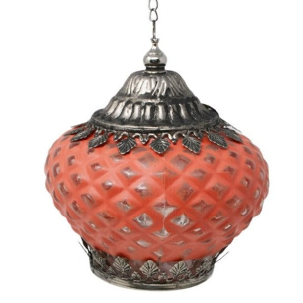 Antiqued Coral Lantern LED