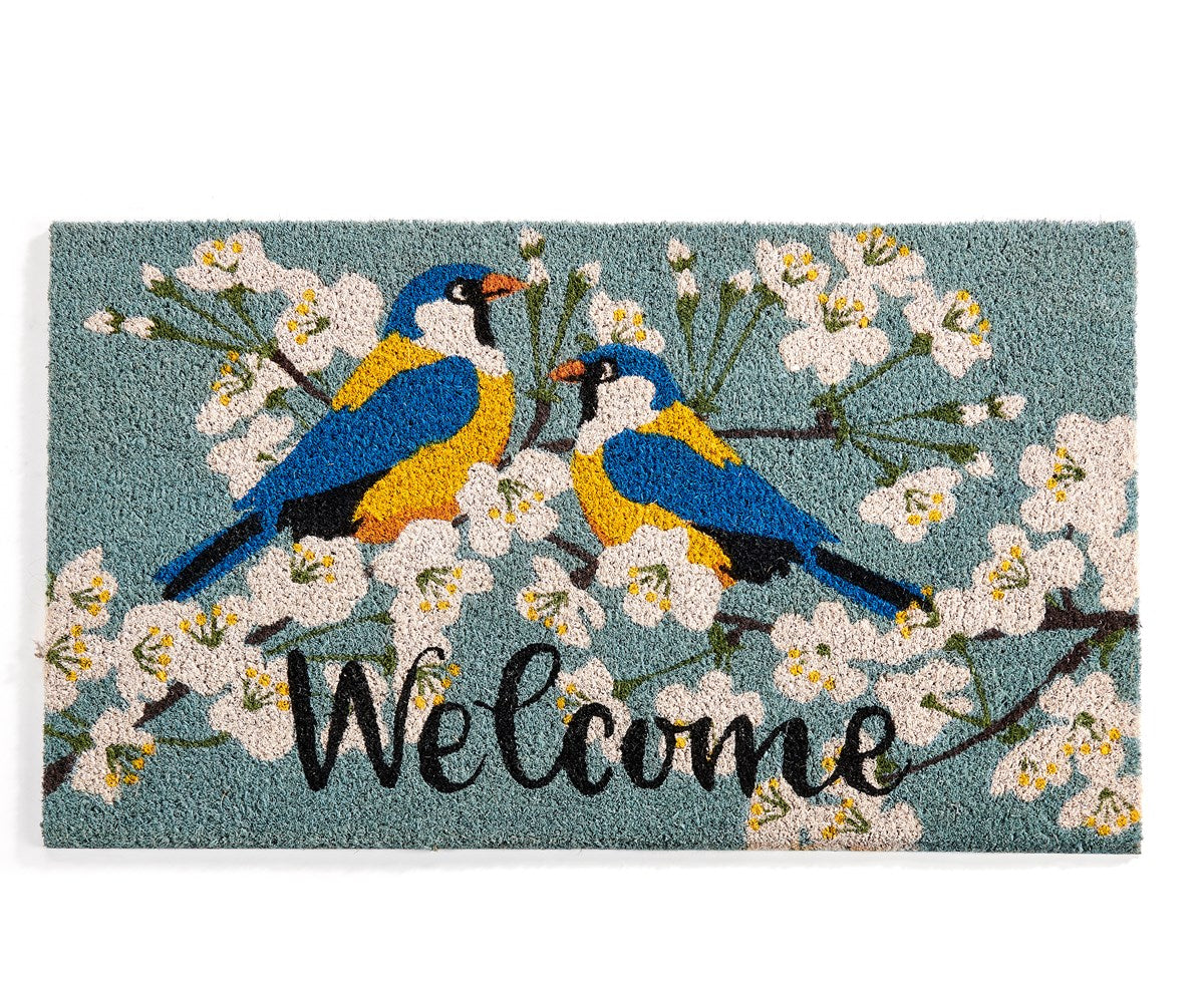 Welcome Birds Door Mat