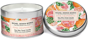 Pink Grapefruit Travel Soy Candle