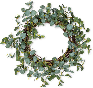 15" Eucalyptus Floral Wreath