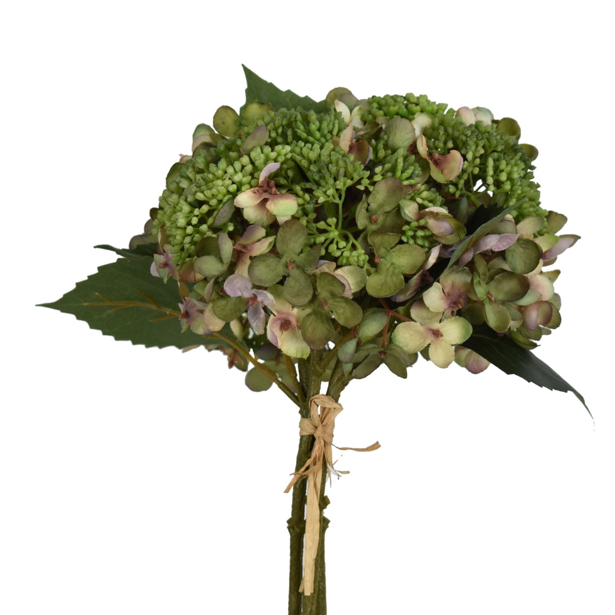 12" Celtic Green Seeded Hydrangea Bouquet