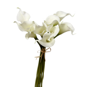 14" White Calla Lily Bouquet