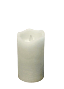 3" X 6" Pillar Flameless Candle: Ivory