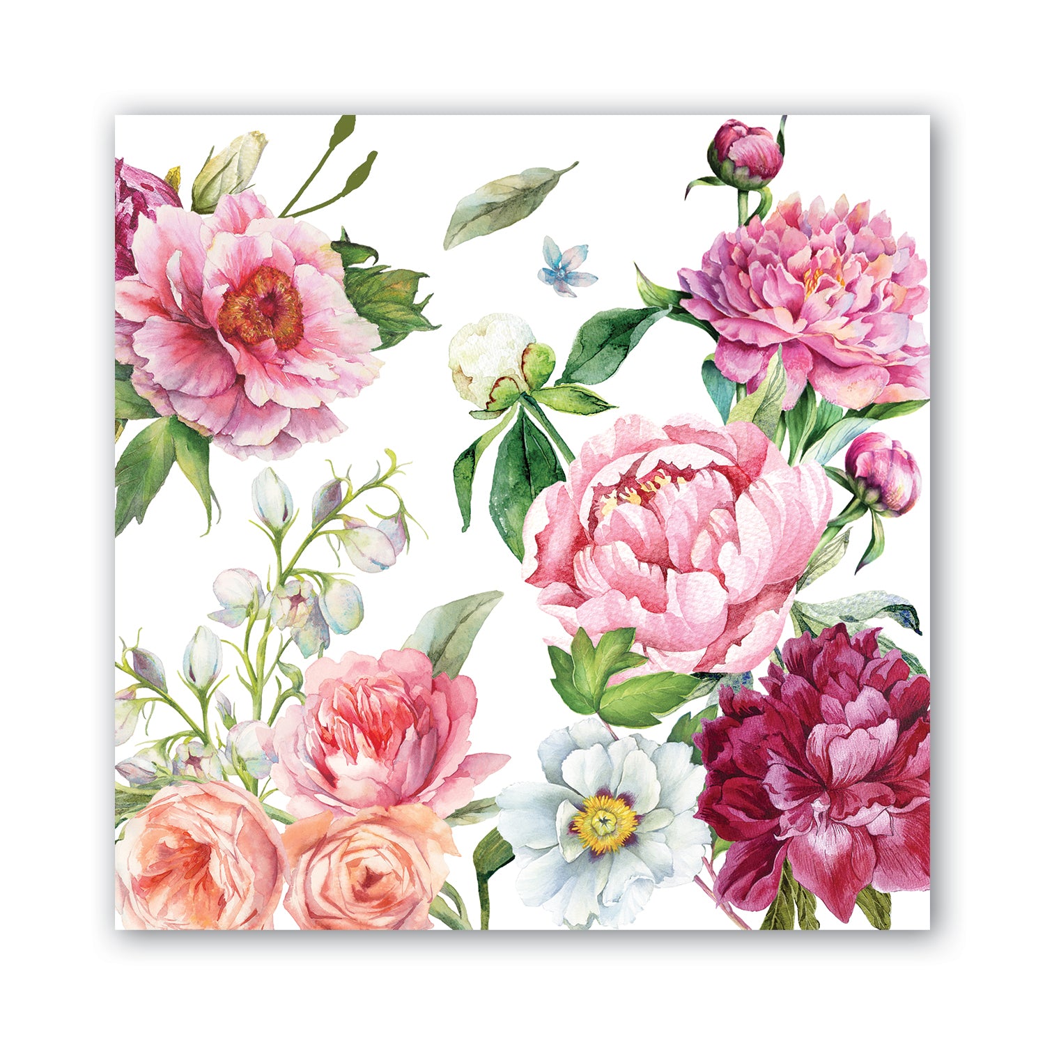 Cocktail Paper Napkin: Blush Peony