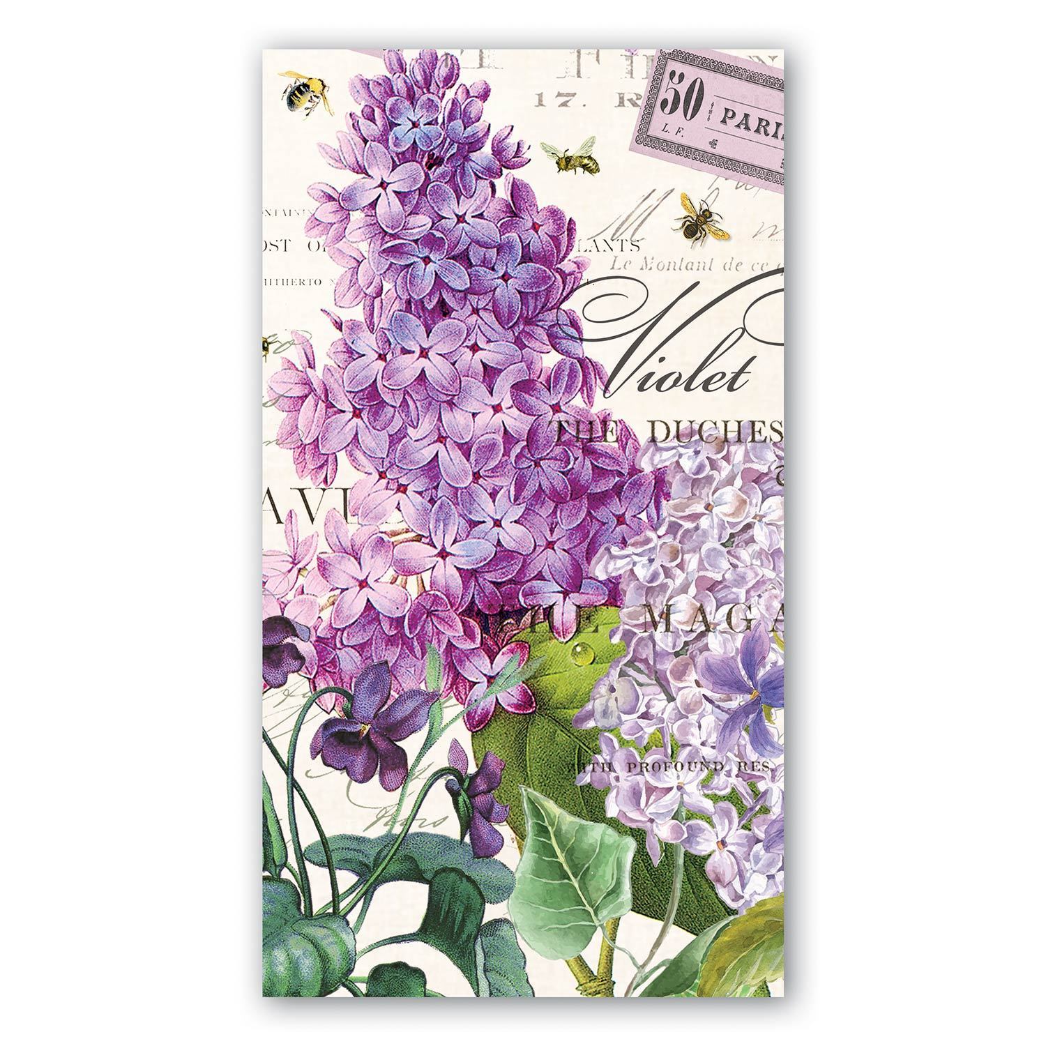Hostess Paper Napkin: Lilac & Violets