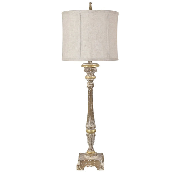 White And Gold Concorde Table Lamp