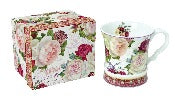 Country Rose Teacup With Gift Box
