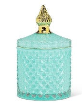 Turquoise Jar With Lid