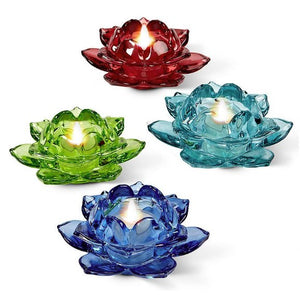 Assorted Lotus Tea Light Candle Holder, INDIVIDUALLY SOLD