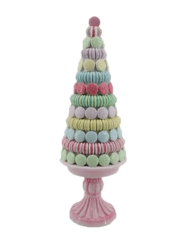 Multi Colored Macaron Tree Figurine