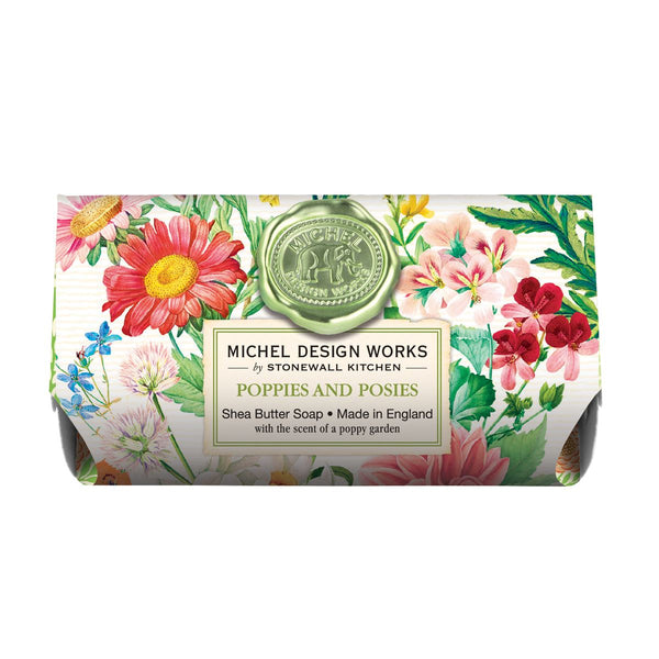 Poppies And Posies Large Soap