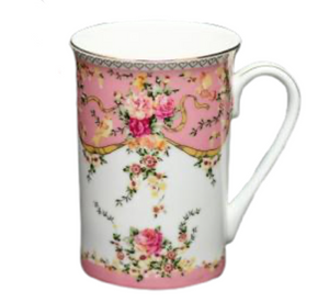Pink Floral Mug