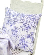 April Cornell Rosalind Pillow, Periwinkle