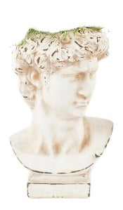 Male Bust Head Planter - LARGE